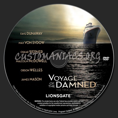 Voyage of the Damned dvd label