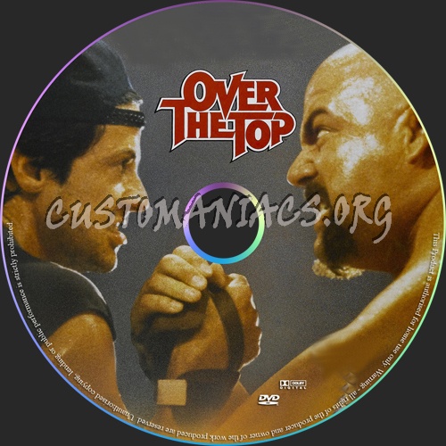 Over The Top dvd label