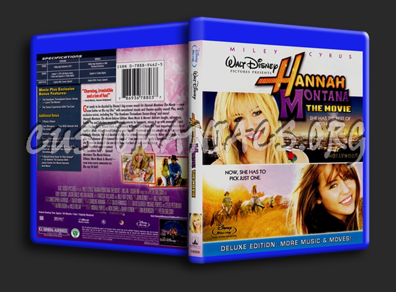 Hannah Montana blu-ray cover