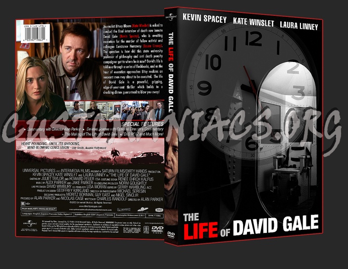 The Life Of David Gale dvd cover