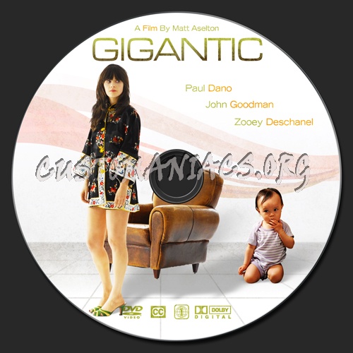 Gigantic dvd label