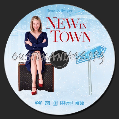 New In Town dvd label