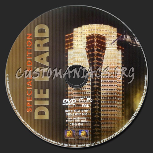 Die Hard dvd label