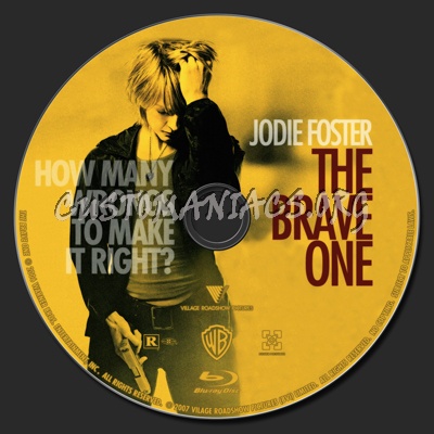 The Brave One blu-ray label