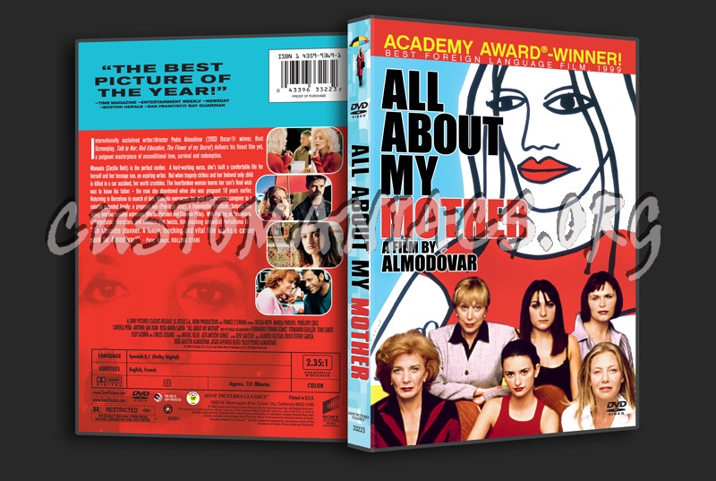 All About My Mother dvd cover