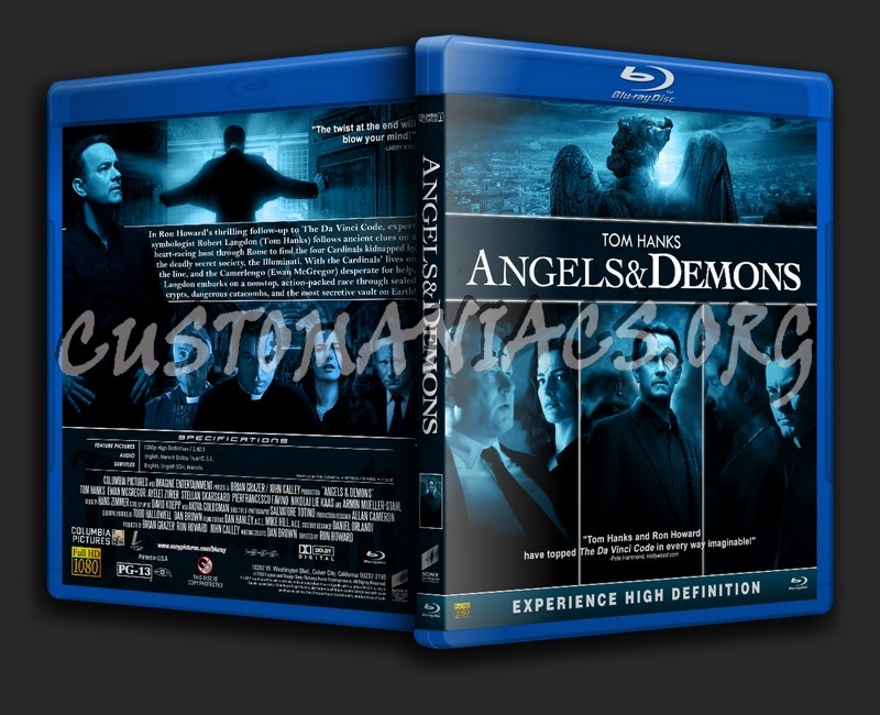 Angels & Demons blu-ray cover