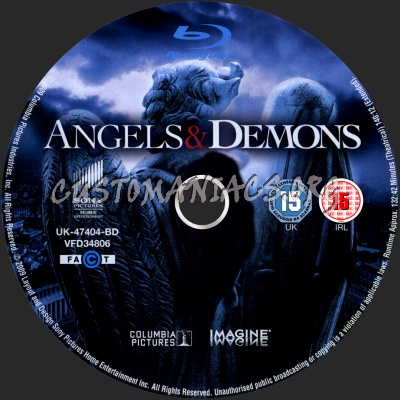 Angels & Demons blu-ray label