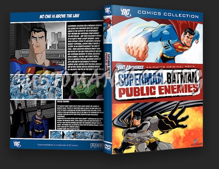 Superman / Batman - Public Enemies dvd cover