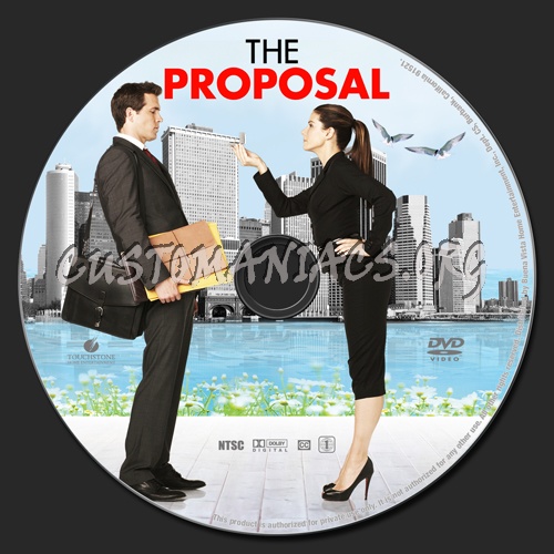 The Proposal dvd label