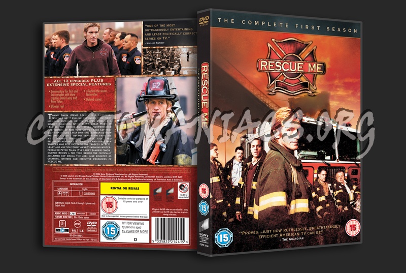 Rescue Me Season 1 dvd cover