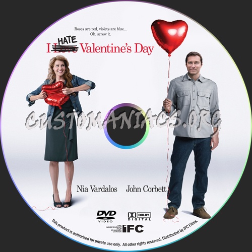 I Hate Valentine's Day dvd label