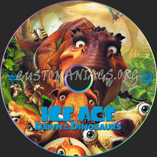 Ice Age: Dawn of the Dinosaurs dvd label