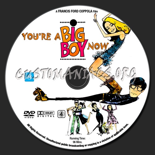 You're A Big Boy Now dvd label