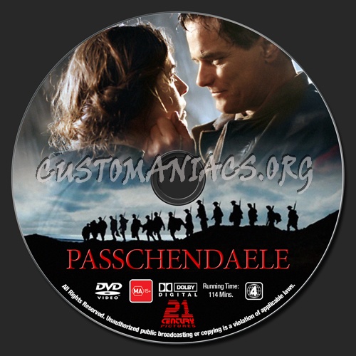 Passchendaele dvd label