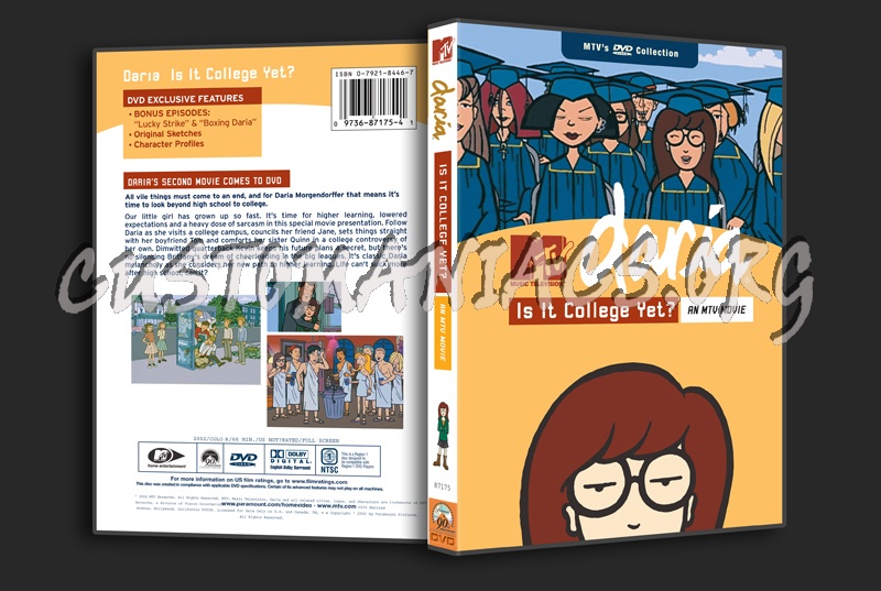 Daria Is It College Yet? dvd cover