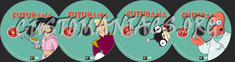 Futurama Season 2 dvd label