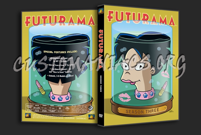 Futurama Season 3 dvd cover