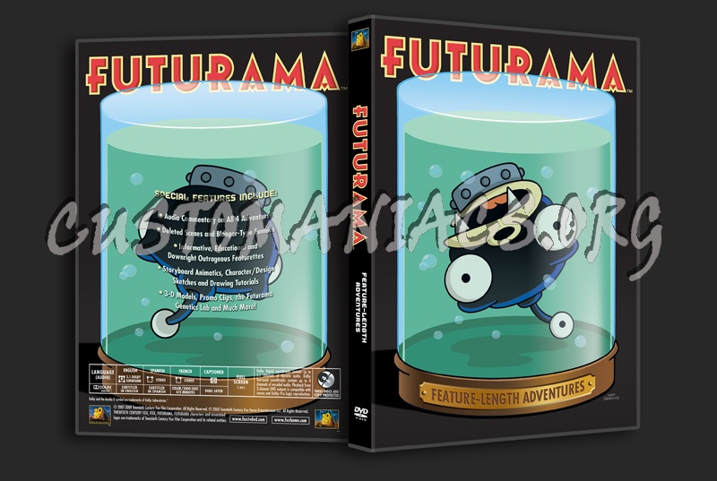 Futurama Feature Length Adventures dvd cover