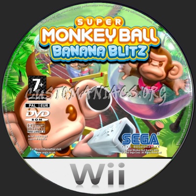 Super Monkey Banana Blitz dvd label