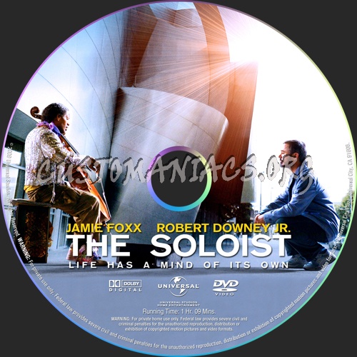 The Soloist dvd label