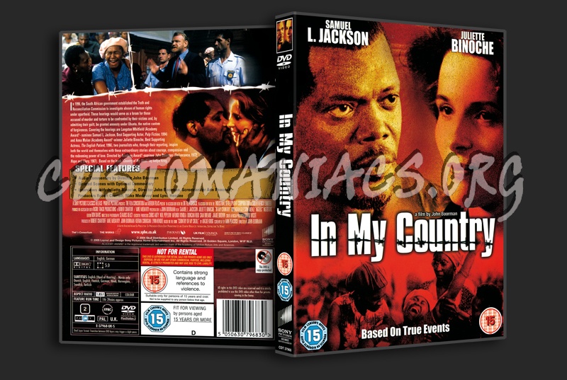In My Country dvd cover