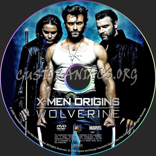 X-Men Origins: Wolverine dvd label - DVD Covers & Labels by ...