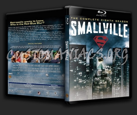 Smallville Season 8 blu-ray cover