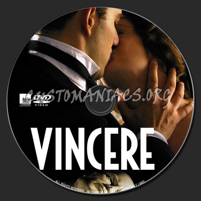 Vincere dvd label