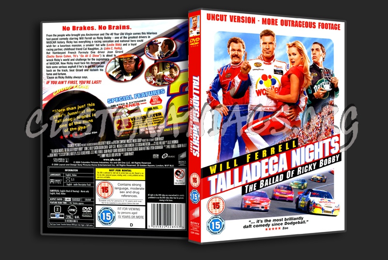 Talladega Nights dvd cover