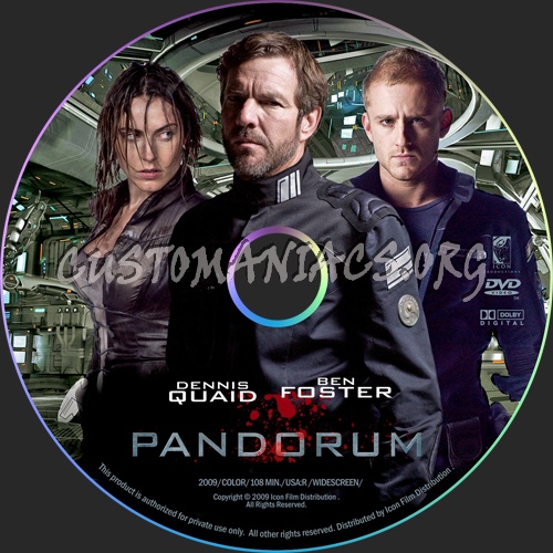 Pandorum dvd label