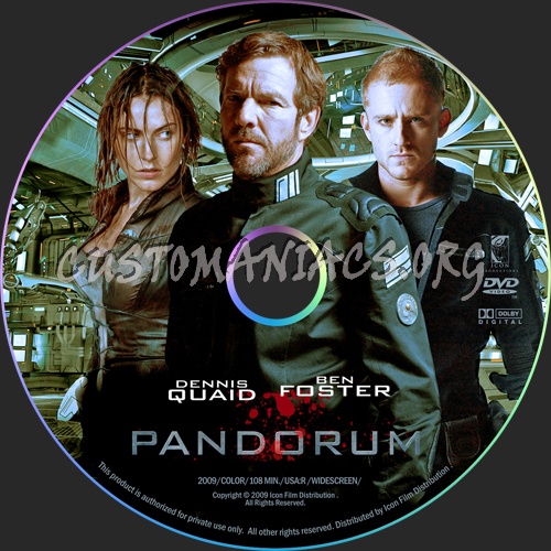 Pandorum dvd label