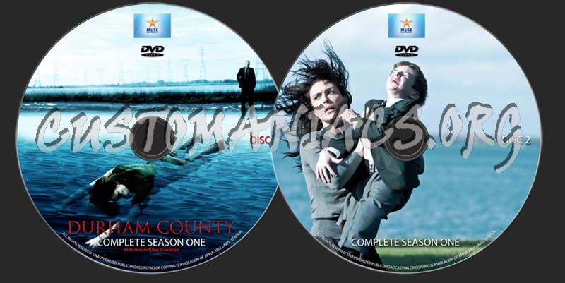 Durham County Season 1 dvd label