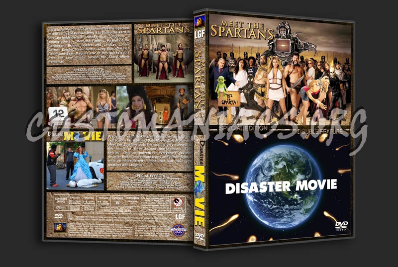 Meet the Spartans/Diasaster Movie Double Feature dvd cover