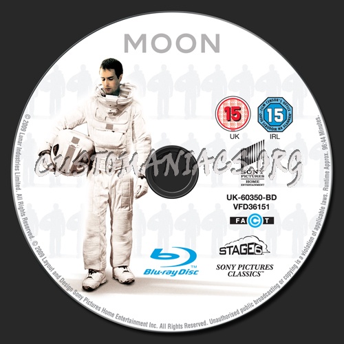 Moon blu-ray label