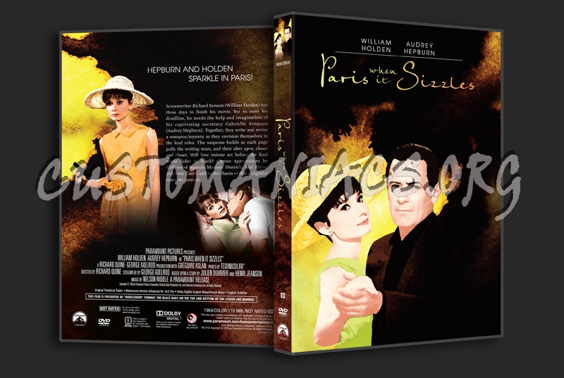 Paris When it Sizzles dvd cover