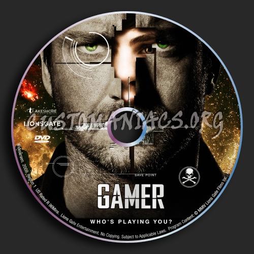 Gamer dvd label