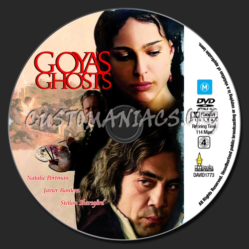 Goya's Ghosts dvd label