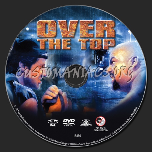 Over the Top dvd label