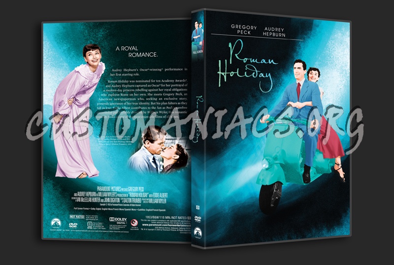 Roman Holiday dvd cover