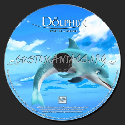 The Dolphin Story of a Dreamer dvd label