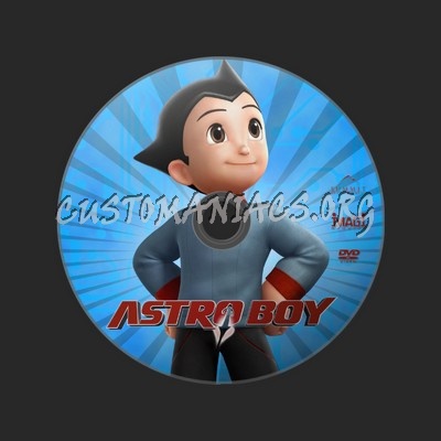 Astro Boy dvd label