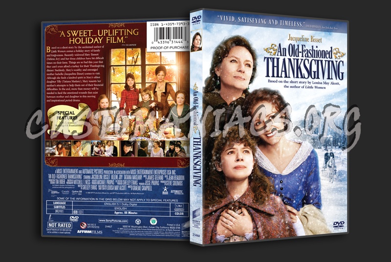 An Old-Fashioned Thanksgiving dvd cover