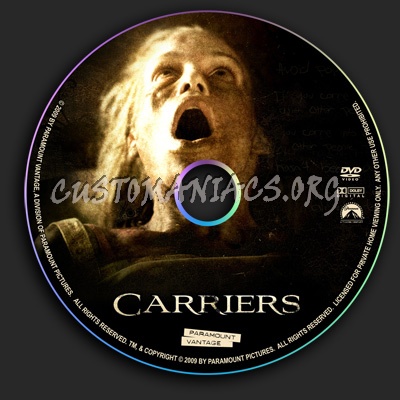 Carriers dvd label