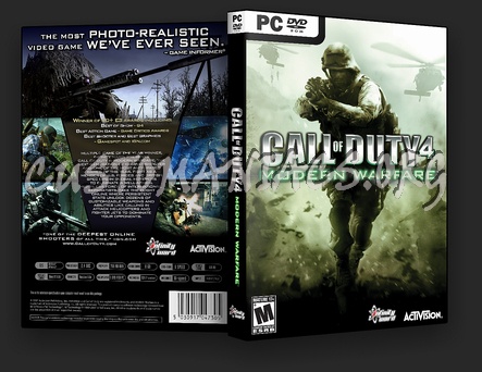 Call of Duty 4: Modern Warfare dvd cover