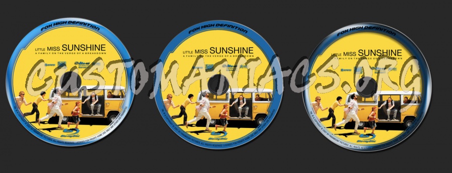 Little Miss Sunshine blu-ray label