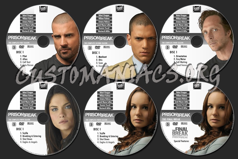 Prison Break dvd label