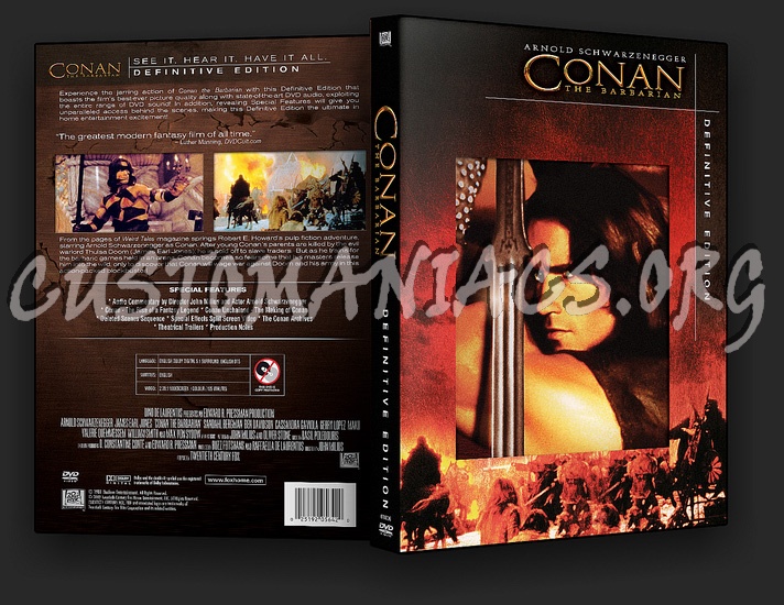 Conan the Barbarian Definitive Edition dvd cover