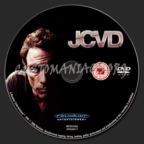 Jcvd dvd label