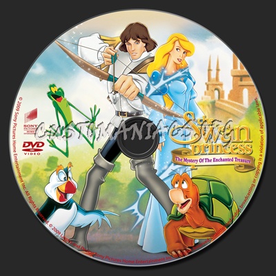 Swan Princess Enchanted Treasure dvd label