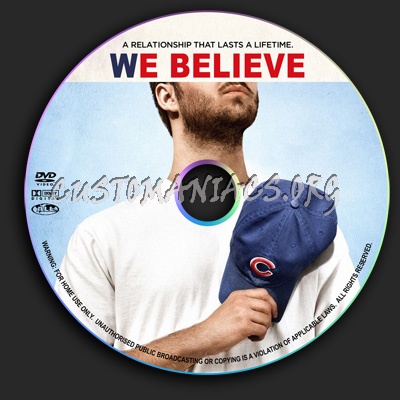 We Believe dvd label